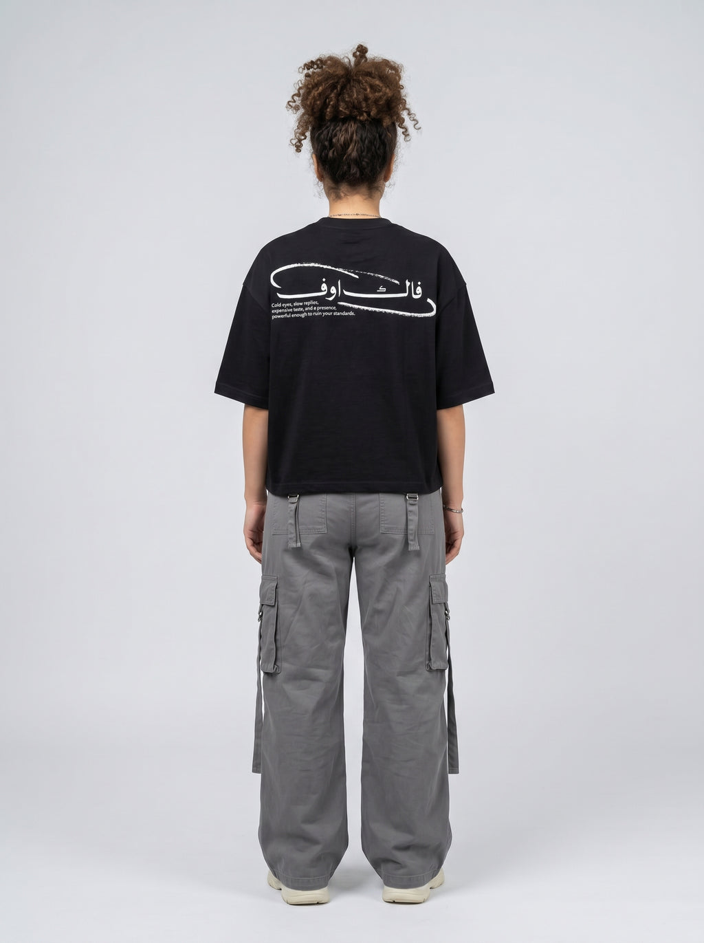 T-shirt fuck off black w