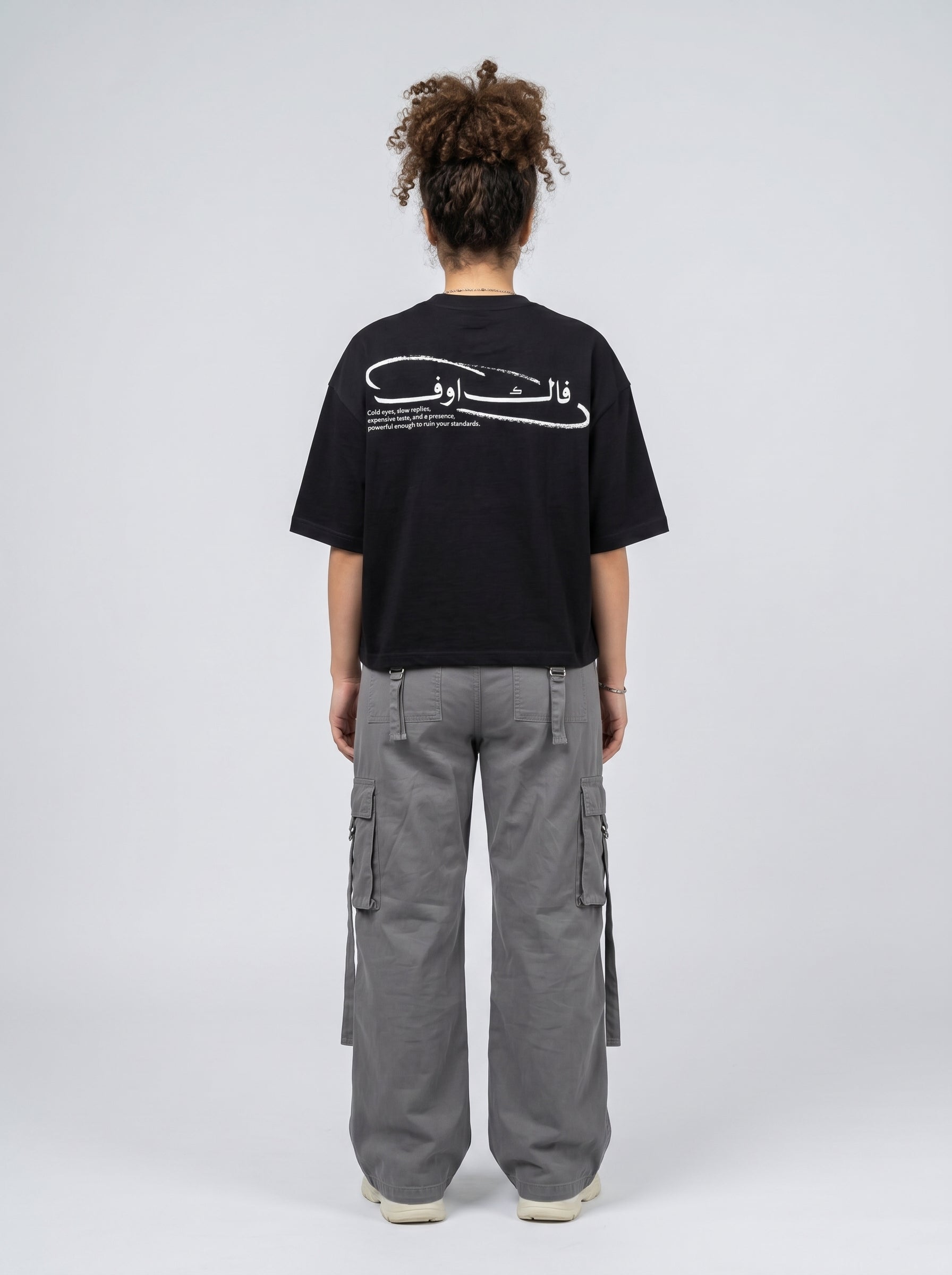 T-shirt fuck off black w