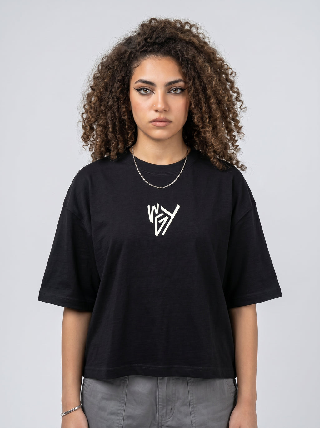 T-shirt fuck off black w