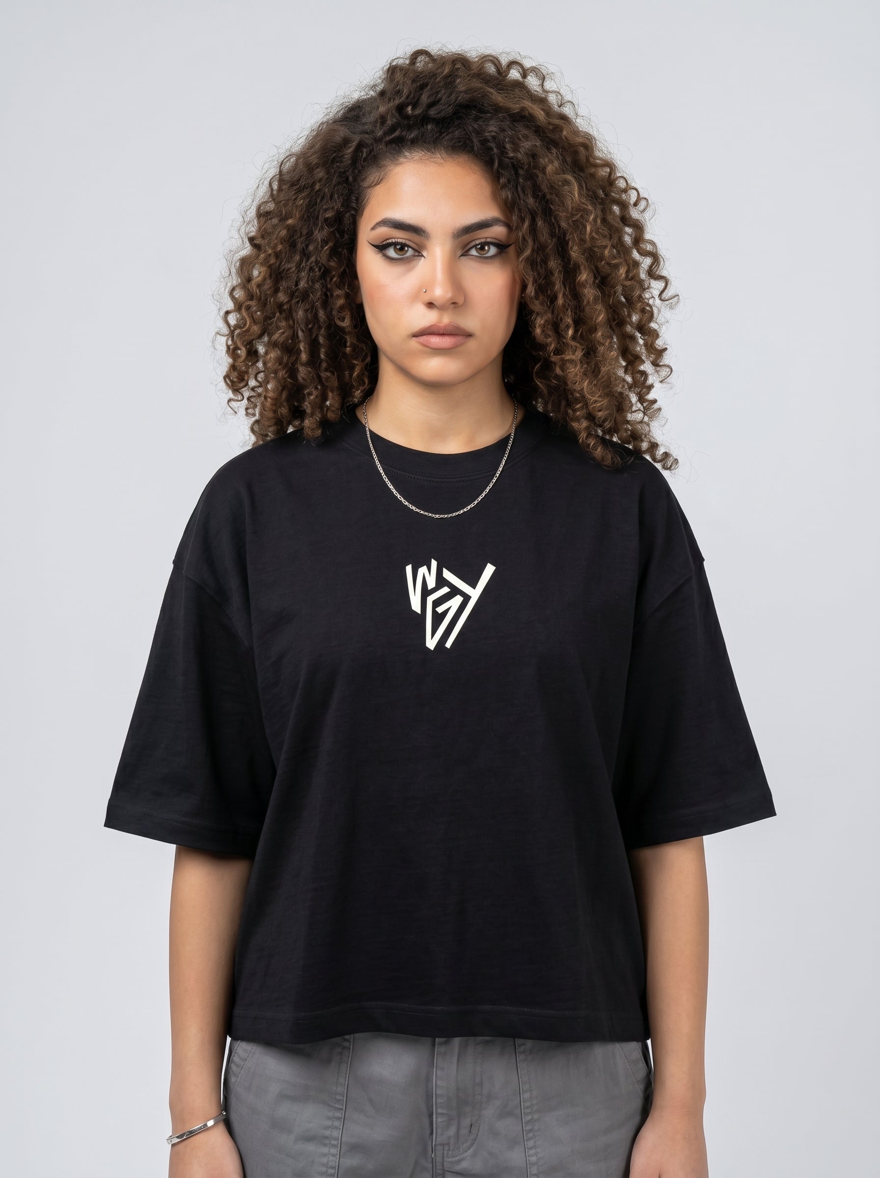 T-shirt fuck off black w