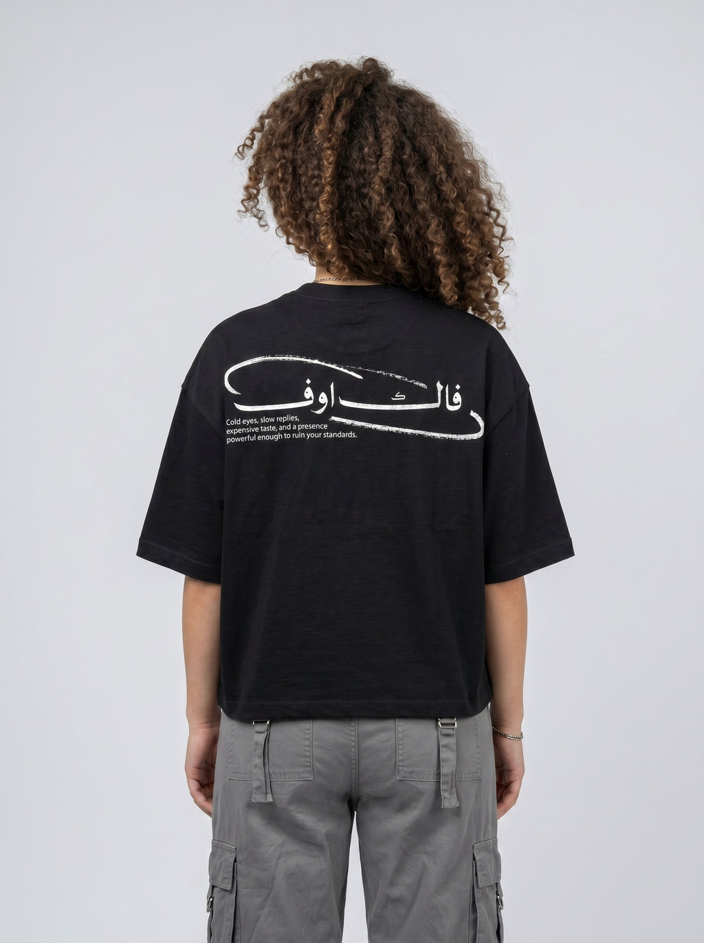 T-shirt fuck off black w