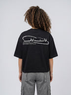 T-shirt fuck off black w