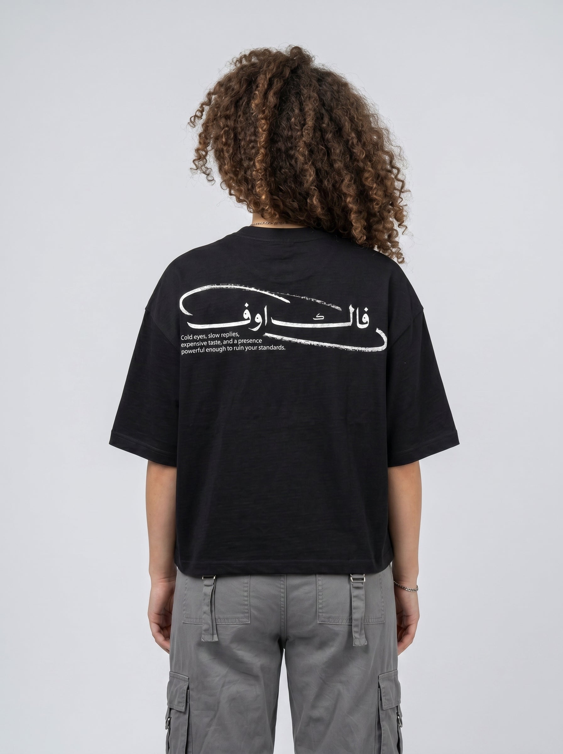 T-shirt fuck off black w