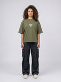 T-shirt fuck off olive w