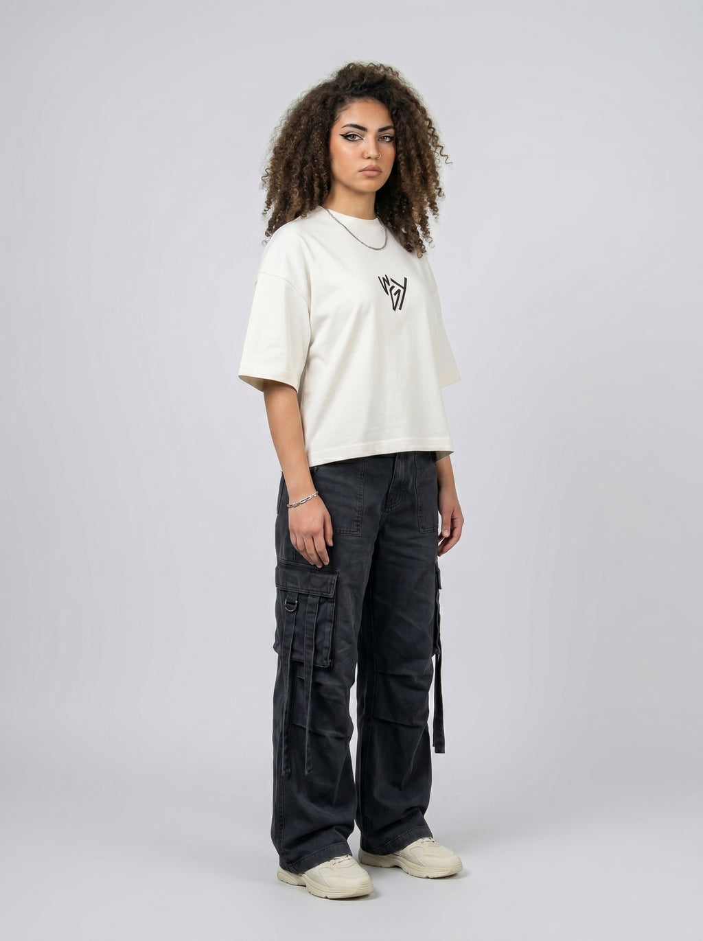 T-shirt fuck off white