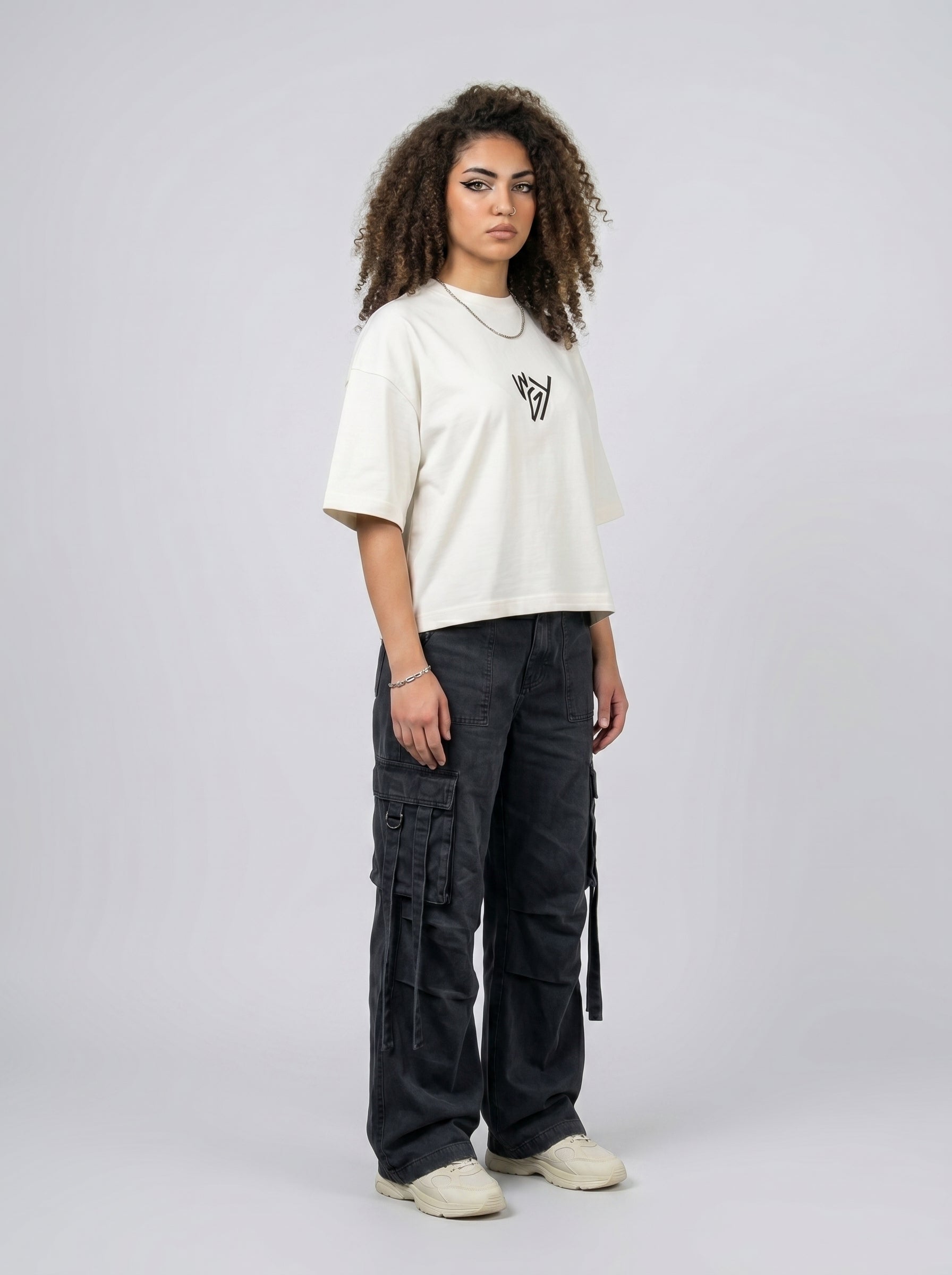 T-shirt fuck off white