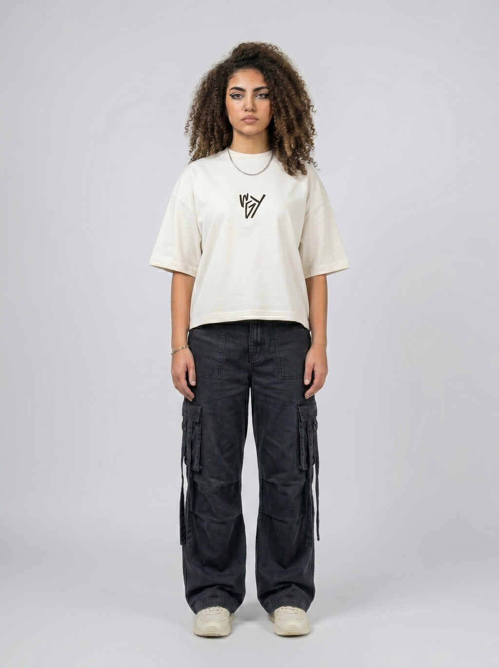 T-shirt fuck off white