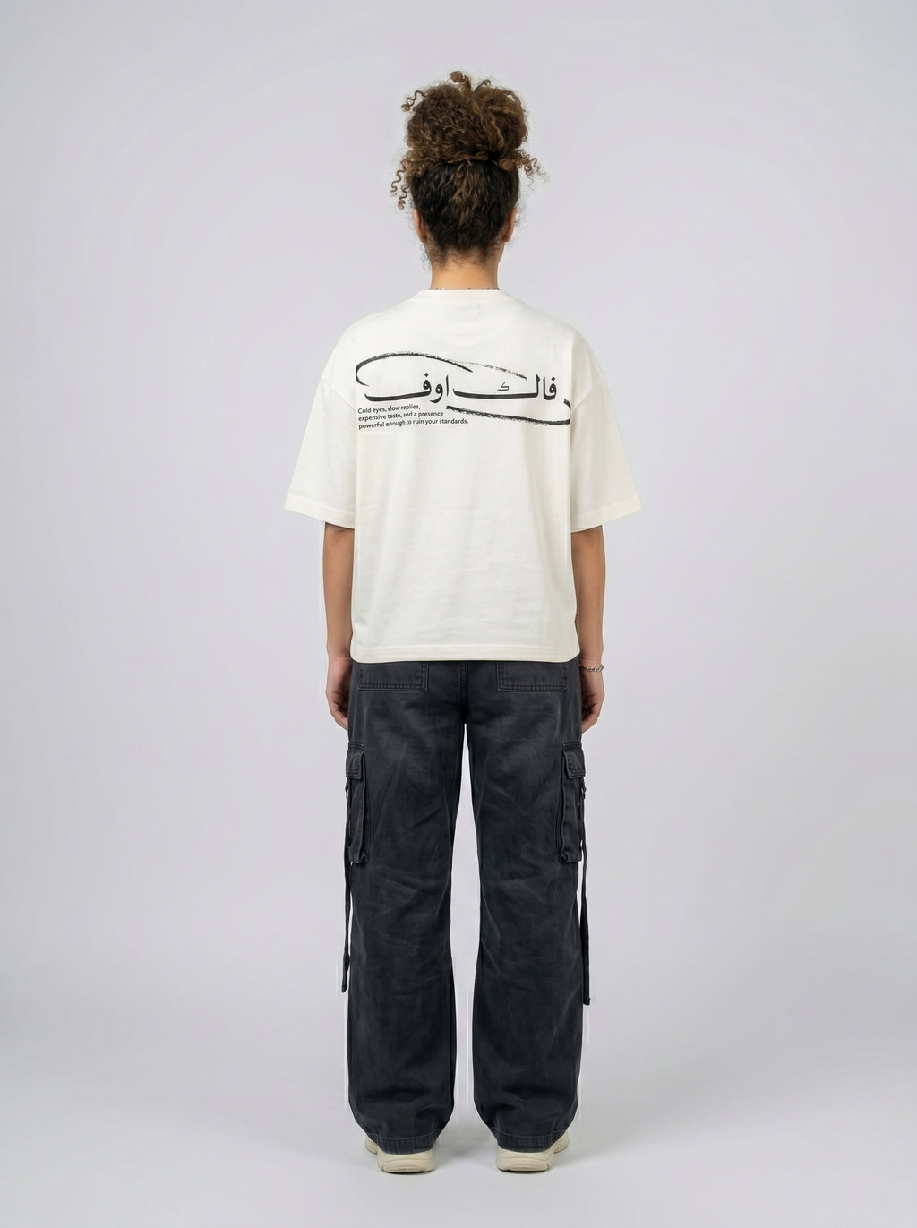 T-shirt fuck off white