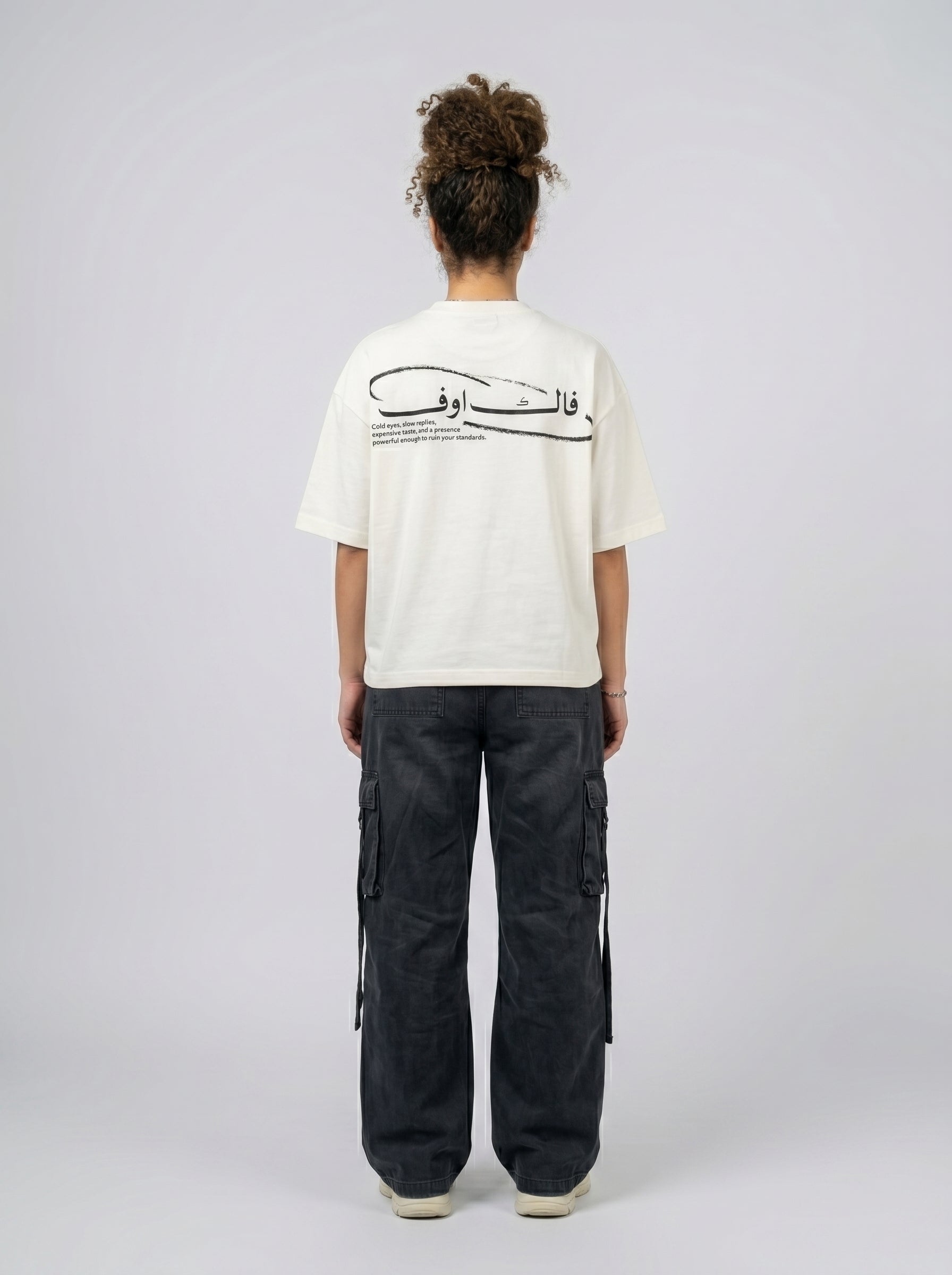 T-shirt fuck off white