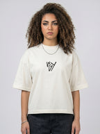 T-shirt fuck off white