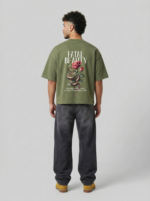 T-shirt fatal beauty olive man