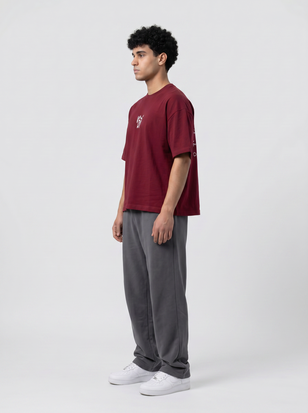 T-shirt Limitless burgundy