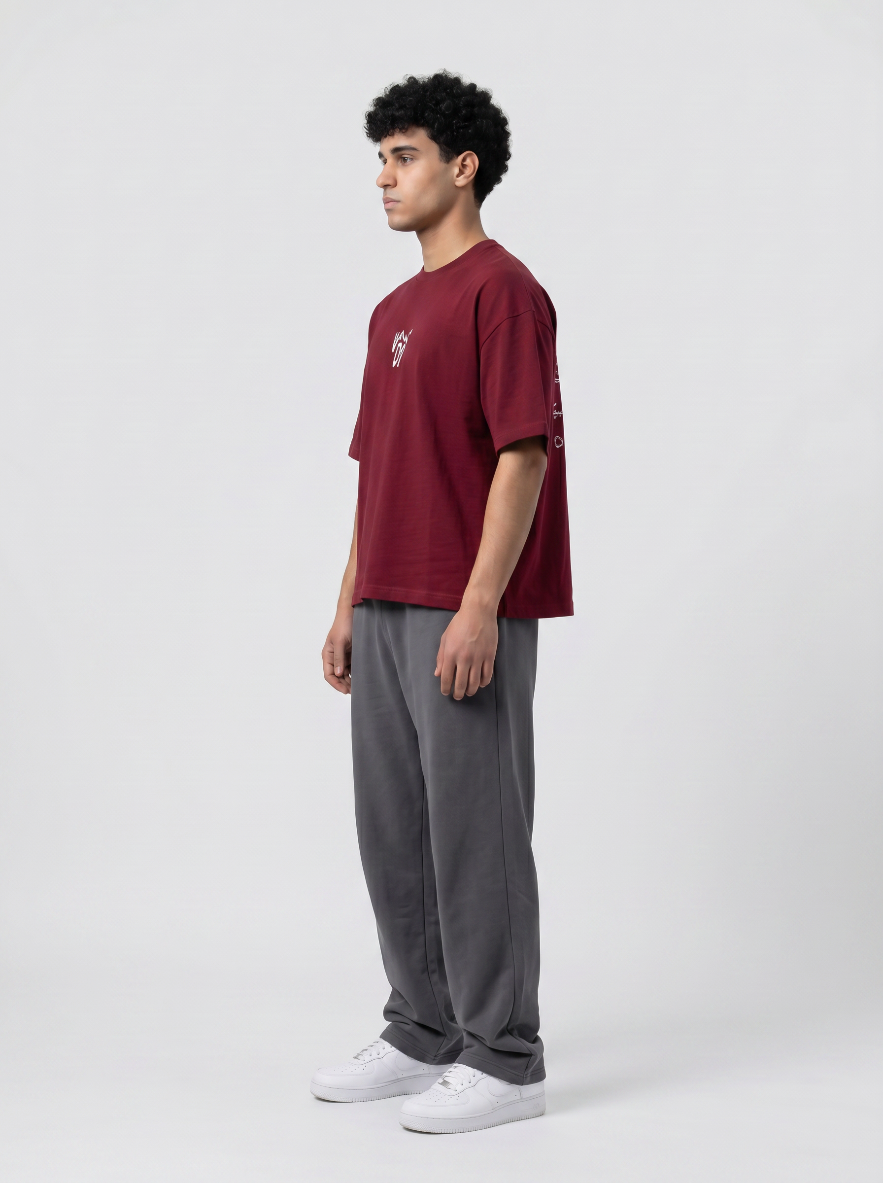T-shirt Limitless burgundy