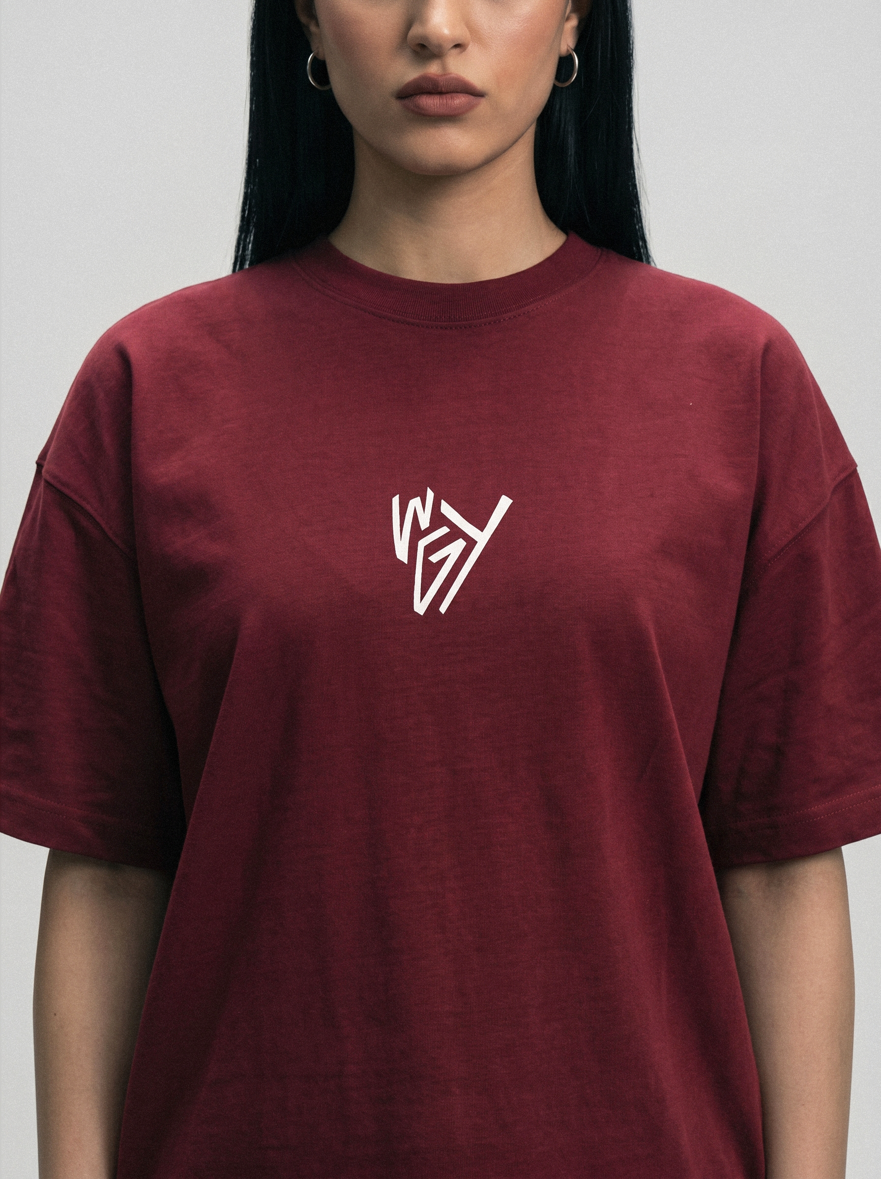 T-shirt limitless burgundy w