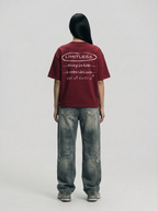 T-shirt limitless burgundy w