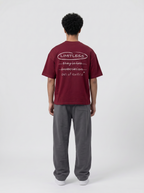T-shirt Limitless burgundy