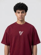 T-shirt Limitless burgundy