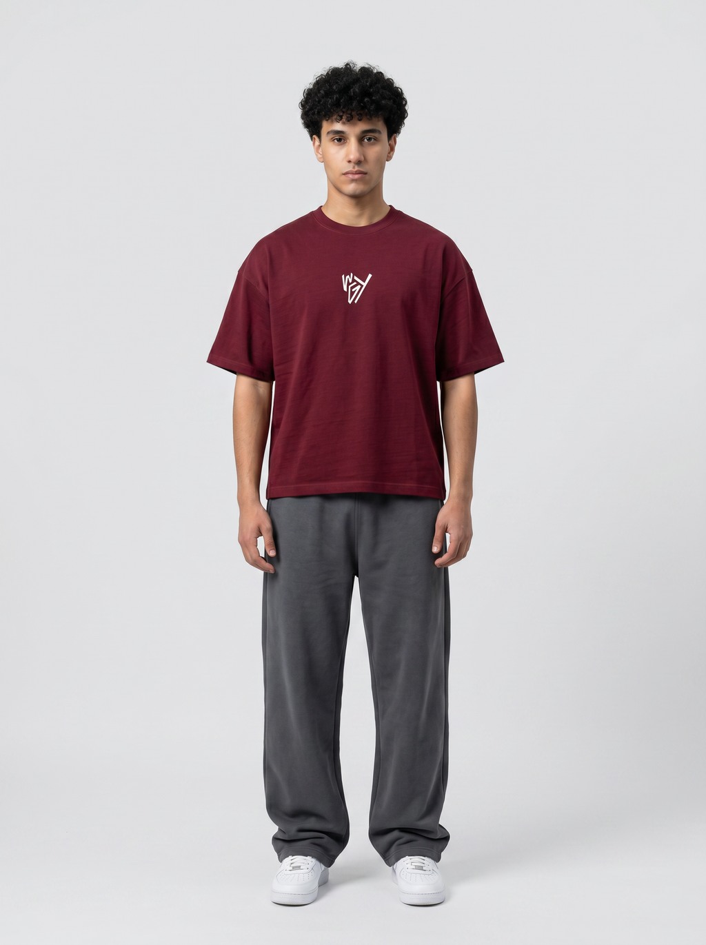 T-shirt Limitless burgundy