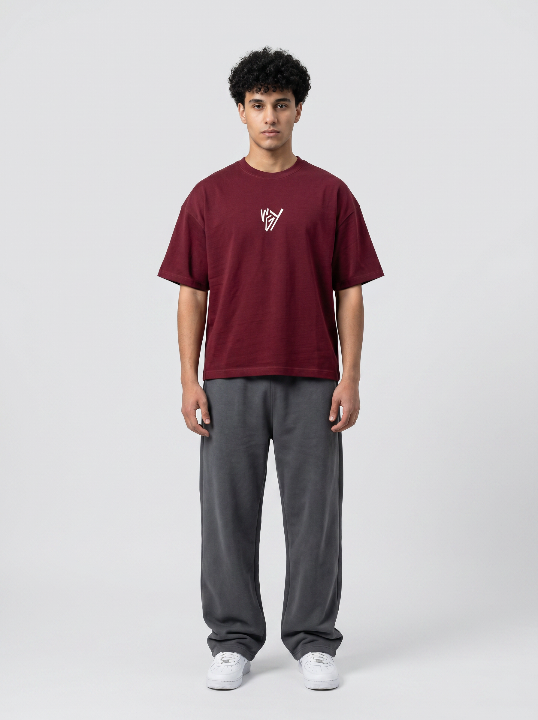 T-shirt Limitless burgundy