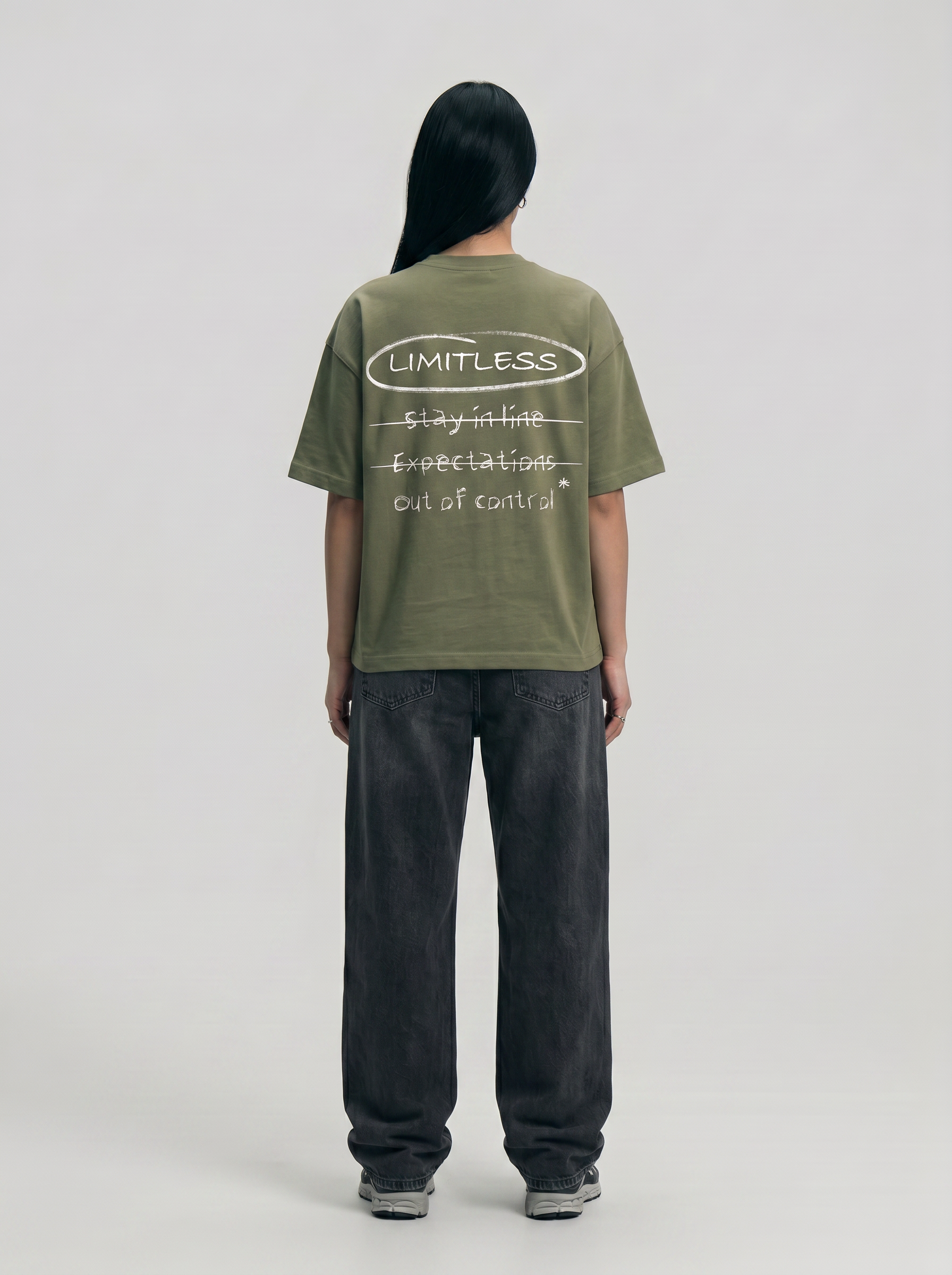 T-shirt limitless olive w