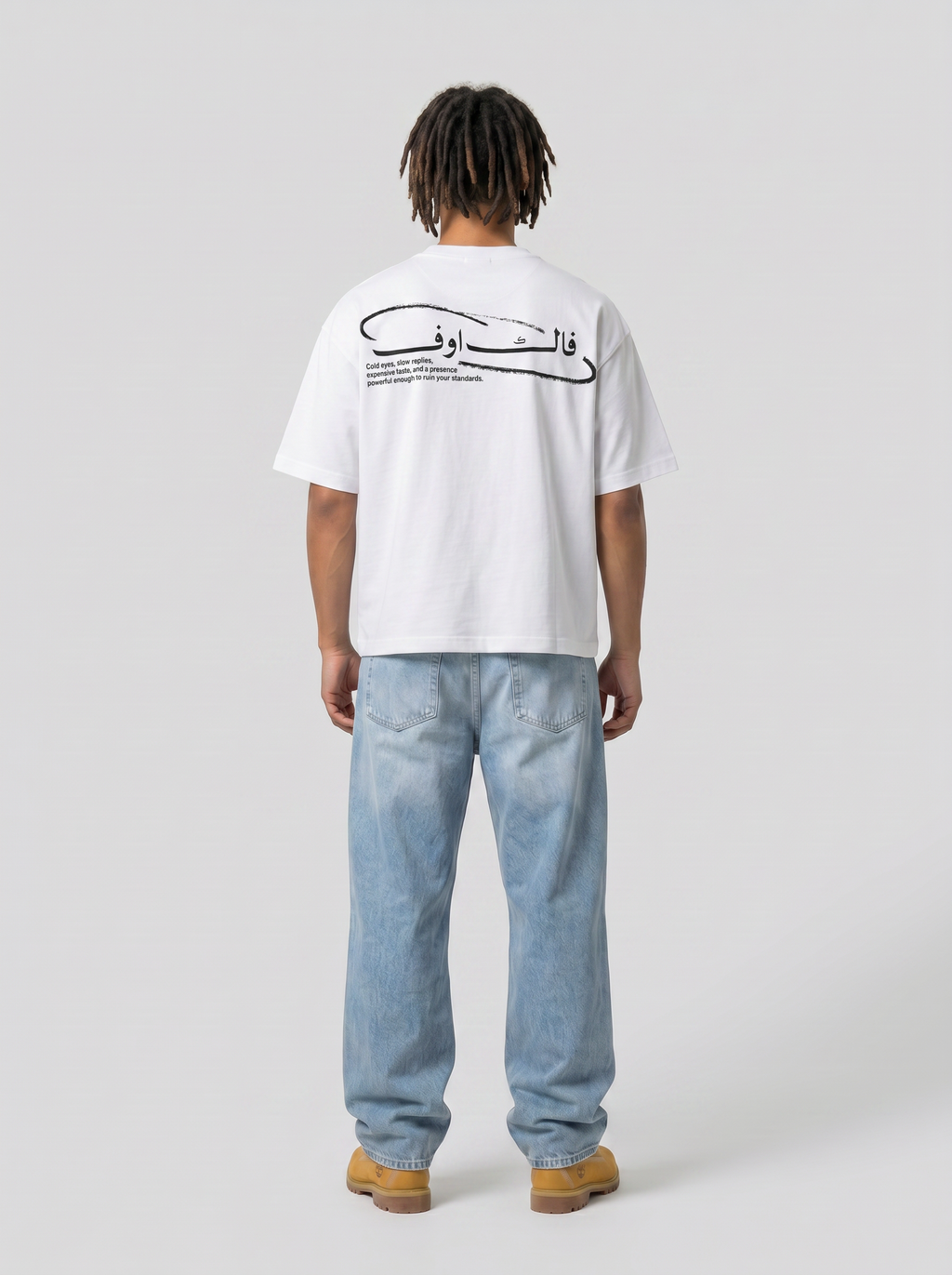 T-shirt fuck off white