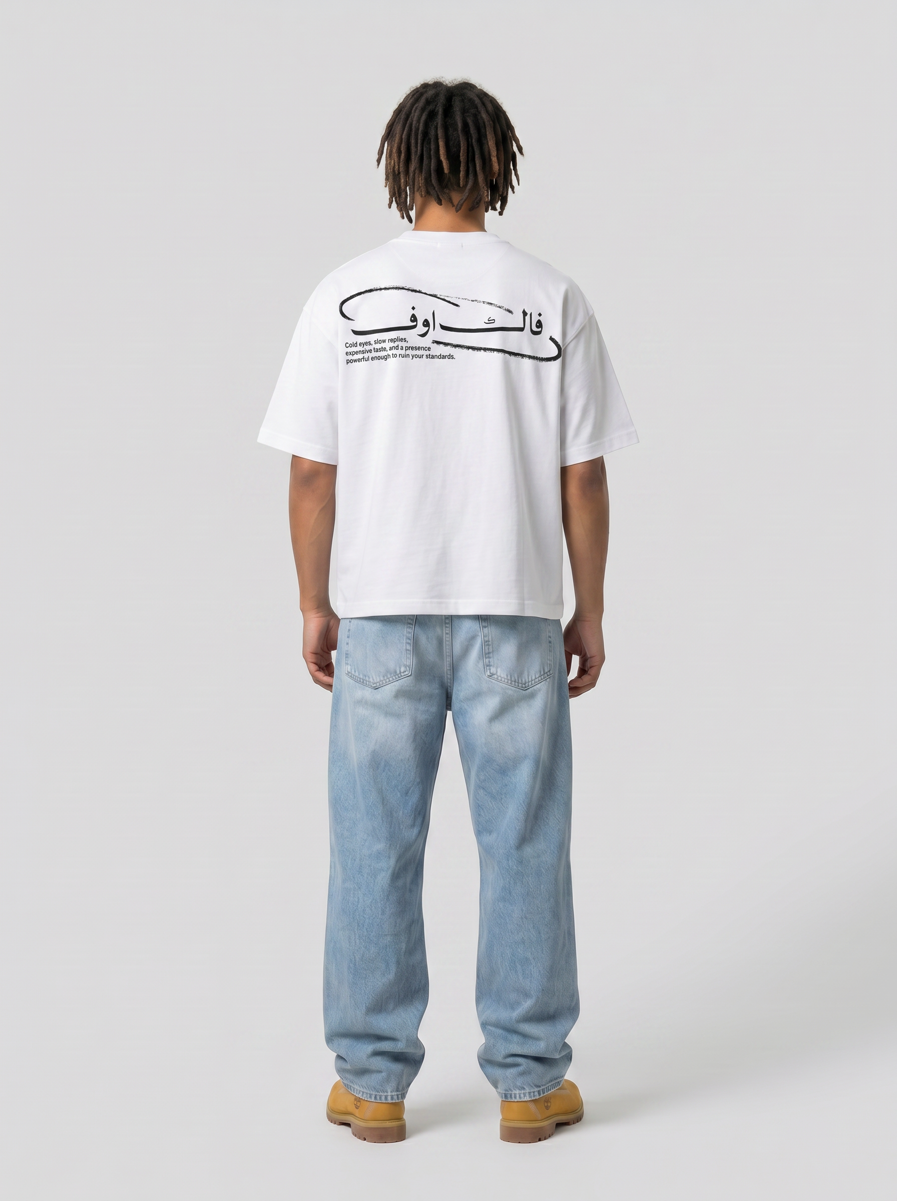 T-shirt fuck off white