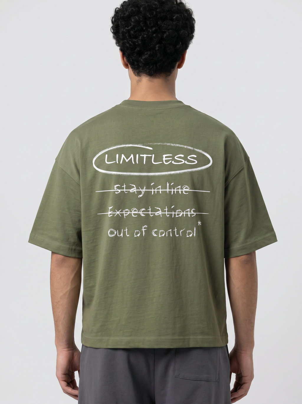 T-shirt Limitless olive