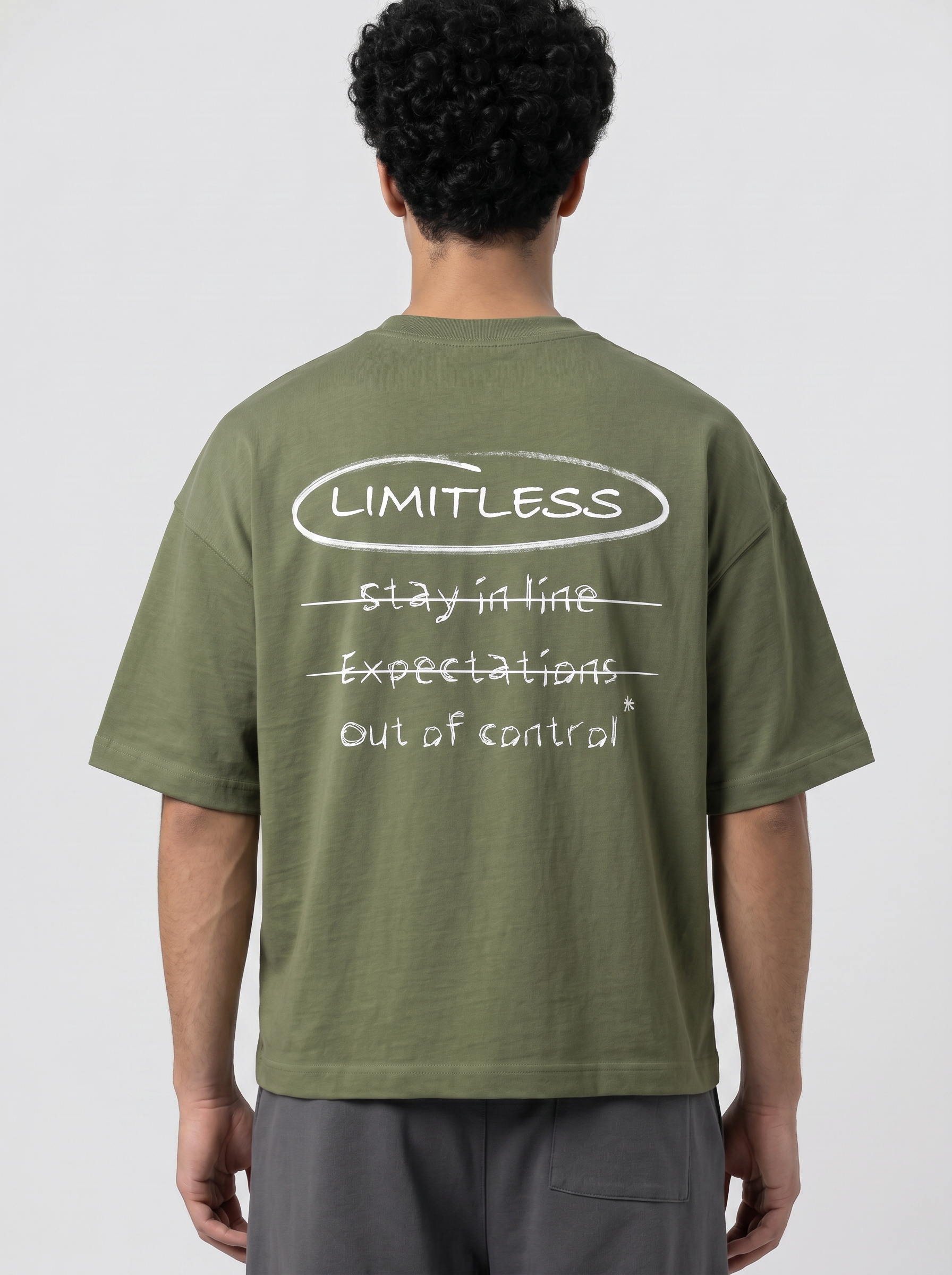 T-shirt Limitless olive