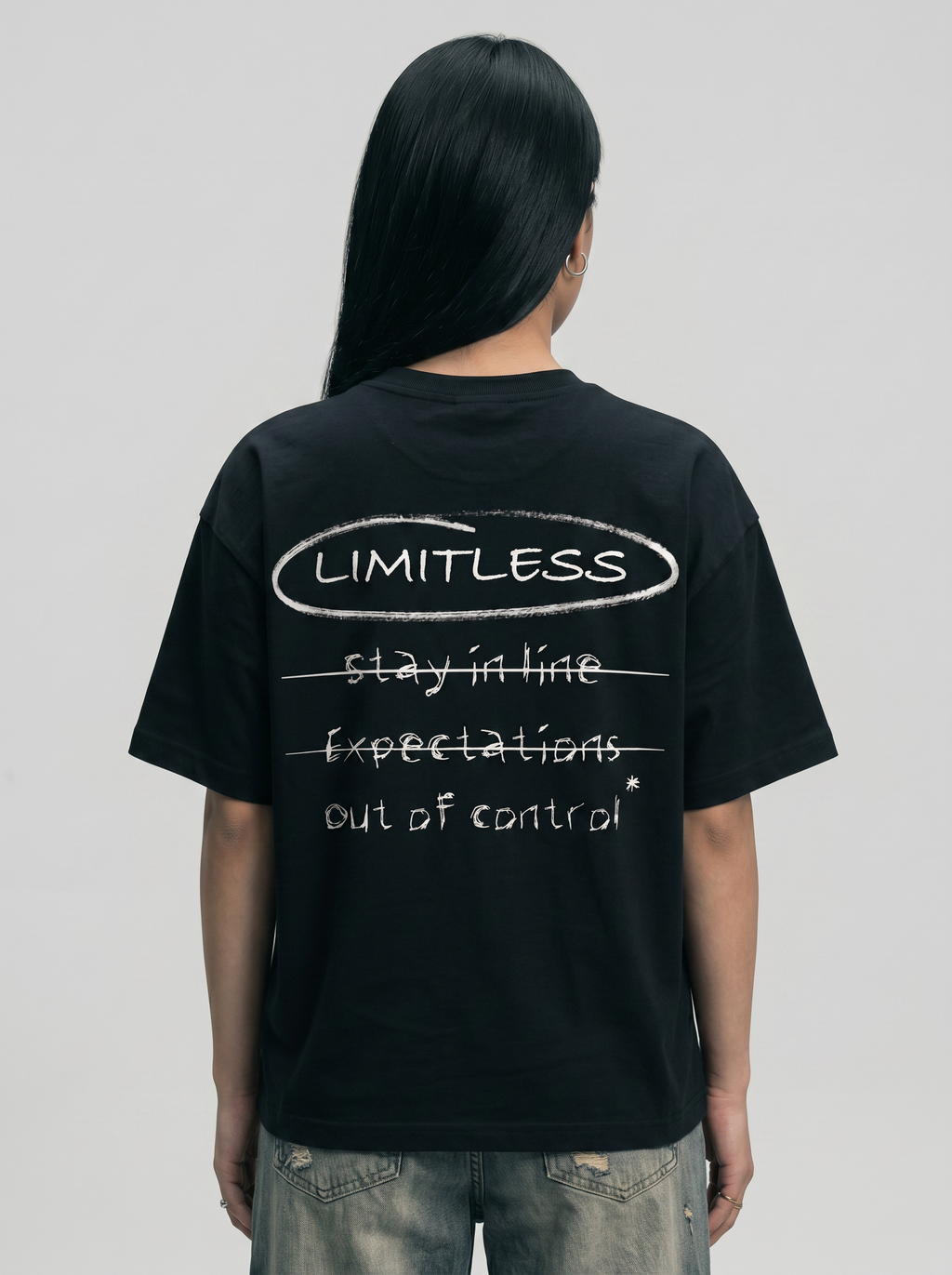 T-shirt limitless black w