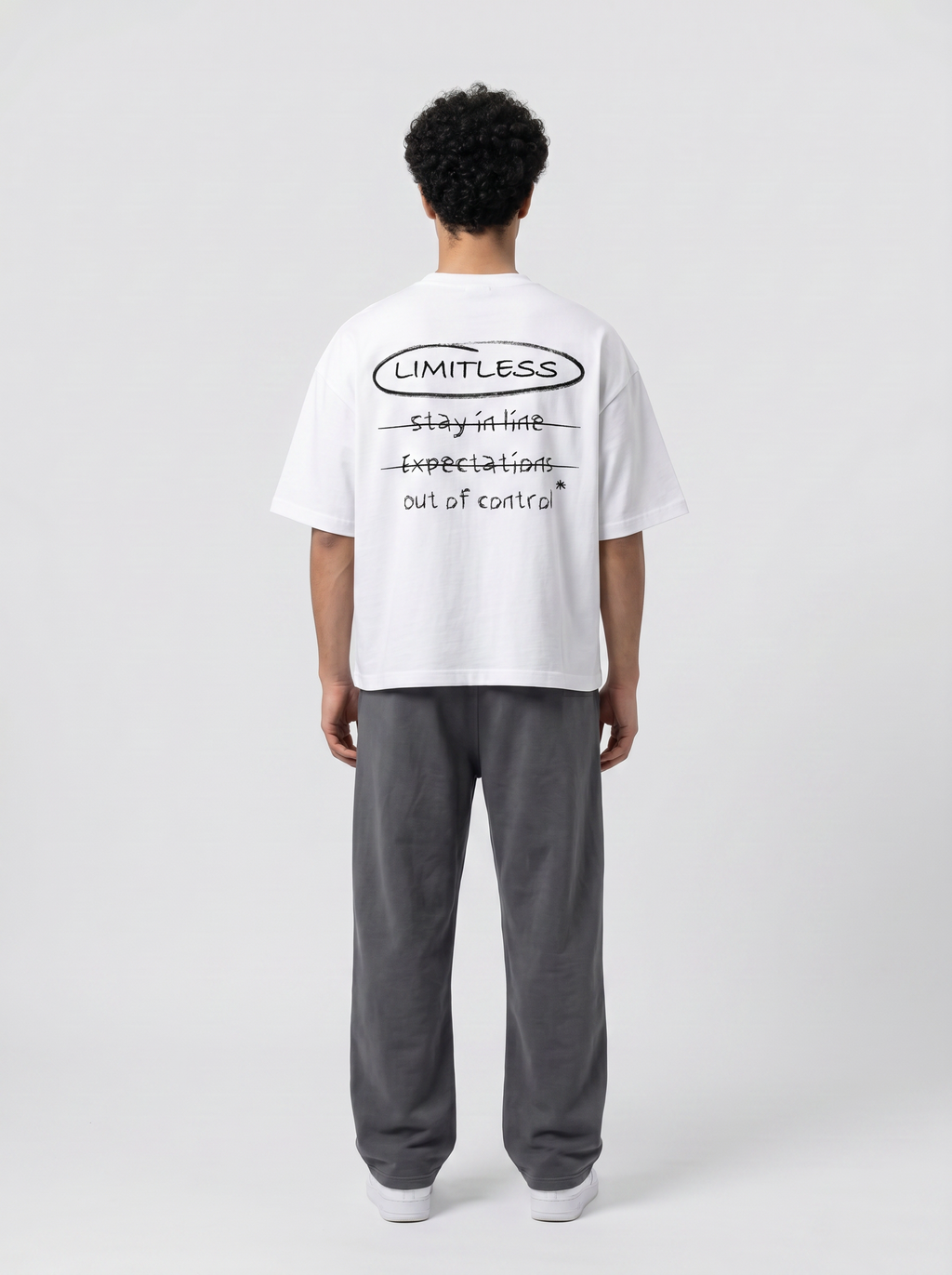 T-shirt Limitless white