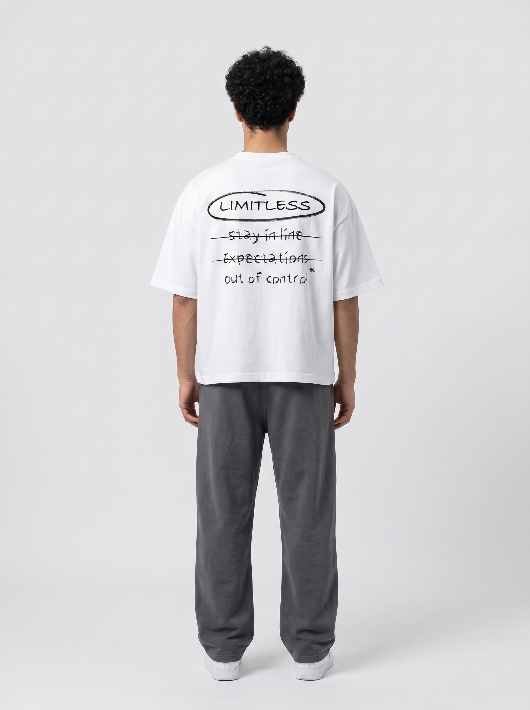 T-shirt Limitless white