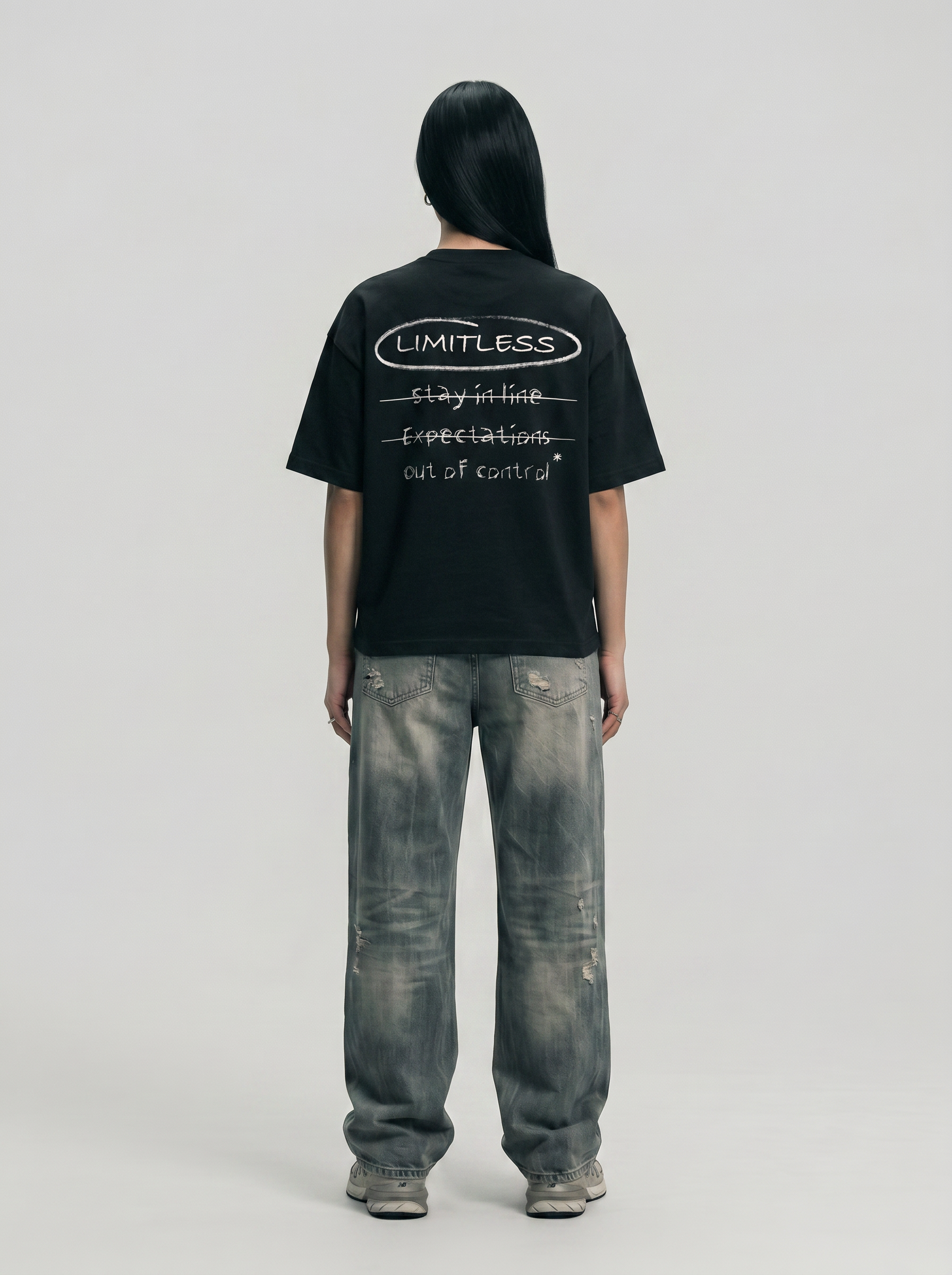 T-shirt limitless black w