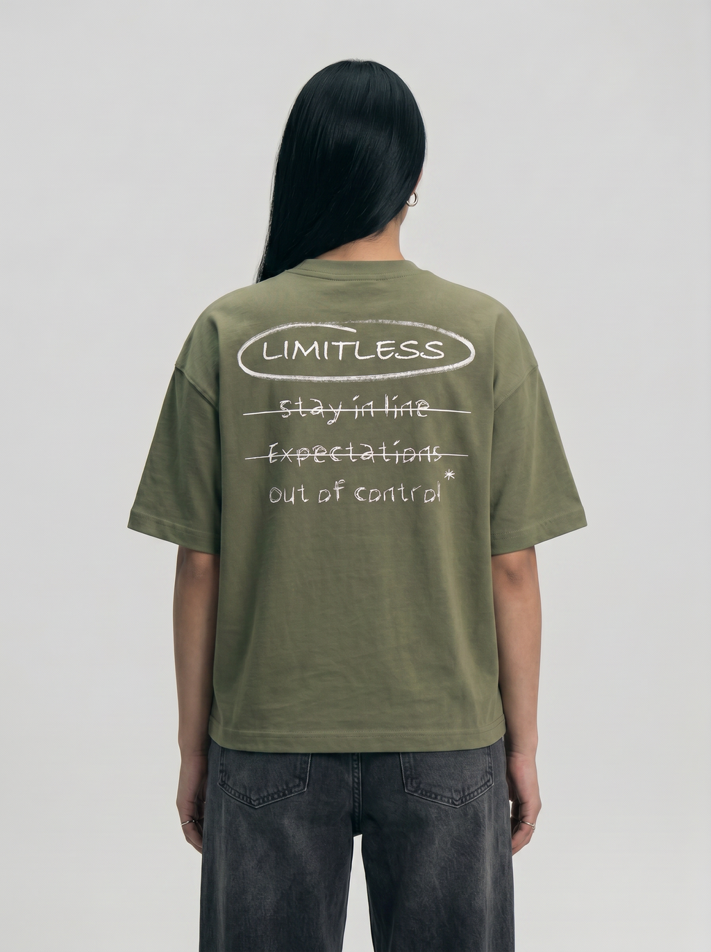 T-shirt limitless olive w