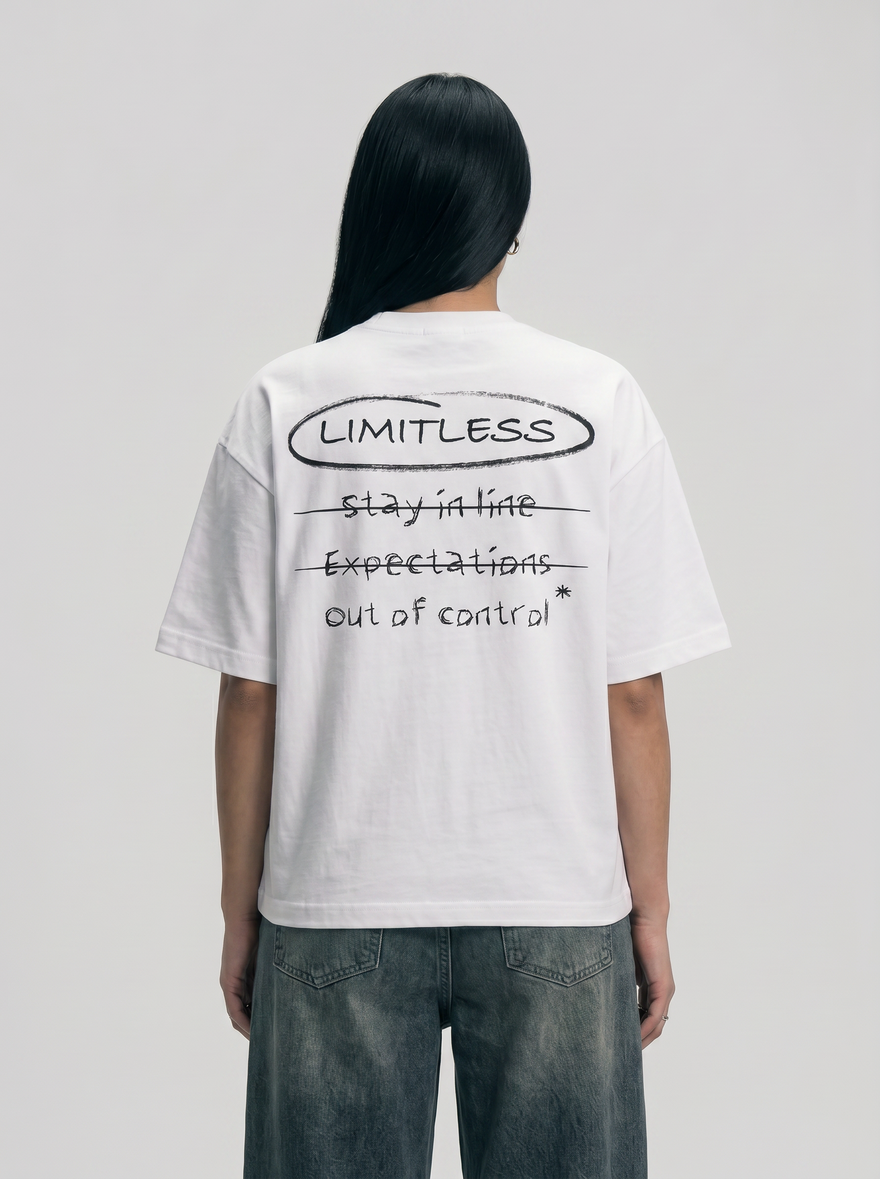 T-shirt limitless white w