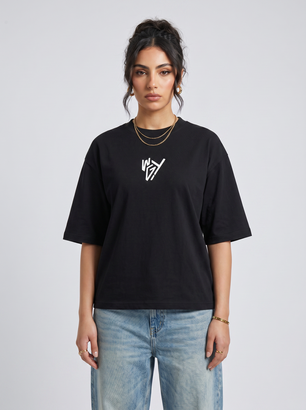 T-shirt black unique