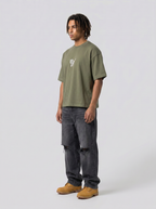T-shirt fuck off olive
