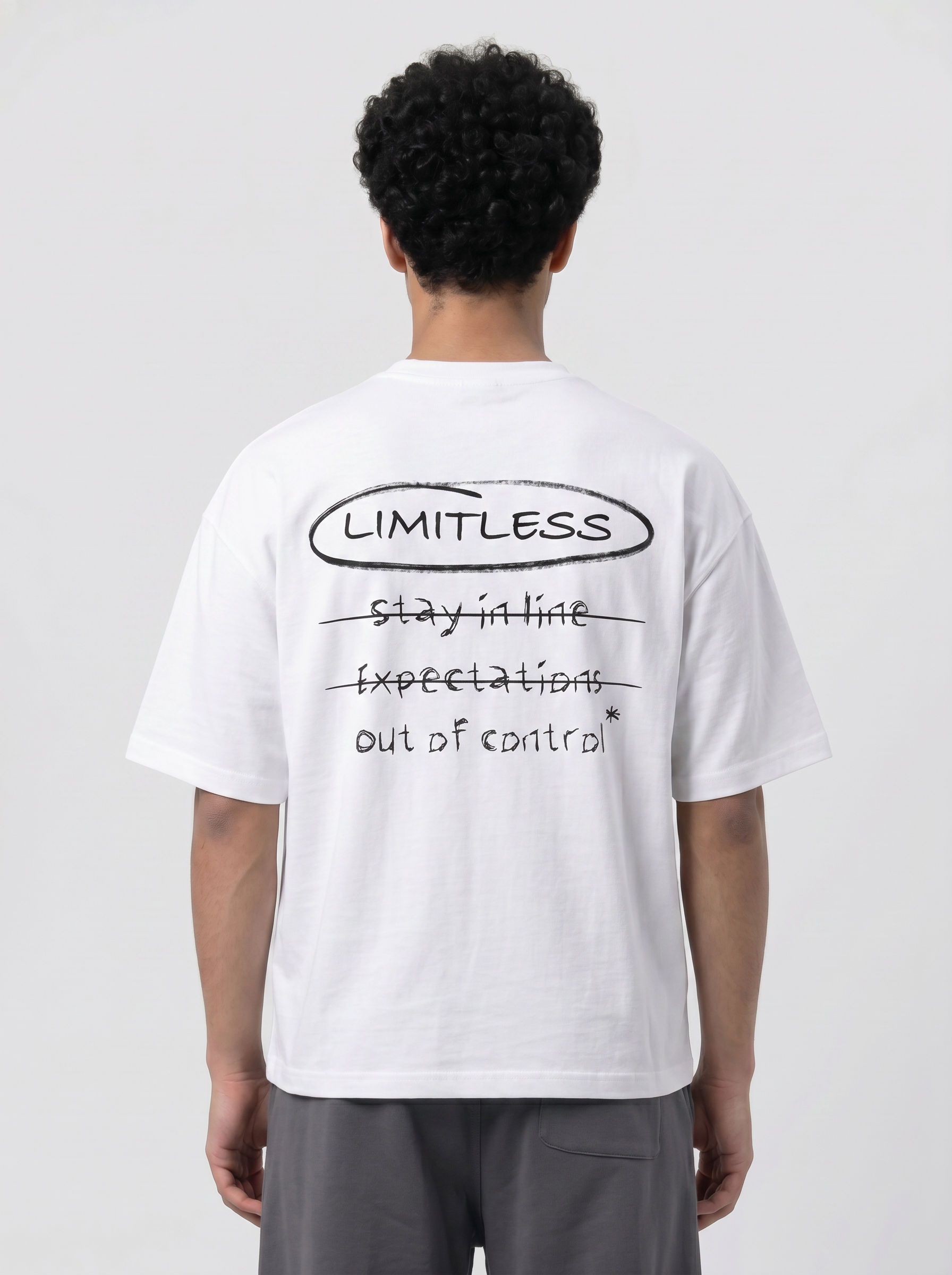T-shirt Limitless white