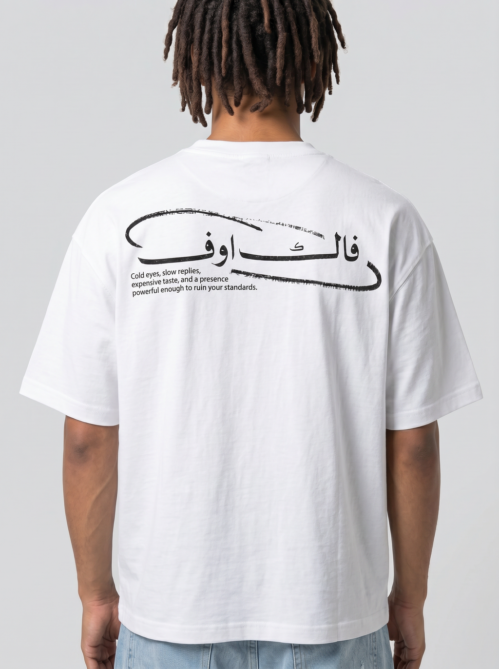 T-shirt fuck off white