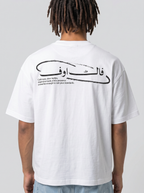 T-shirt fuck off white