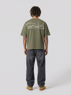 T-shirt fuck off olive